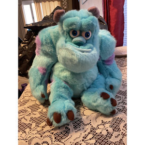 Sulley plush, Monsters Inc. Disney. Clean.
